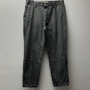 Dockers Men's Classic Dark Gray Slim Fit Pants 34/30